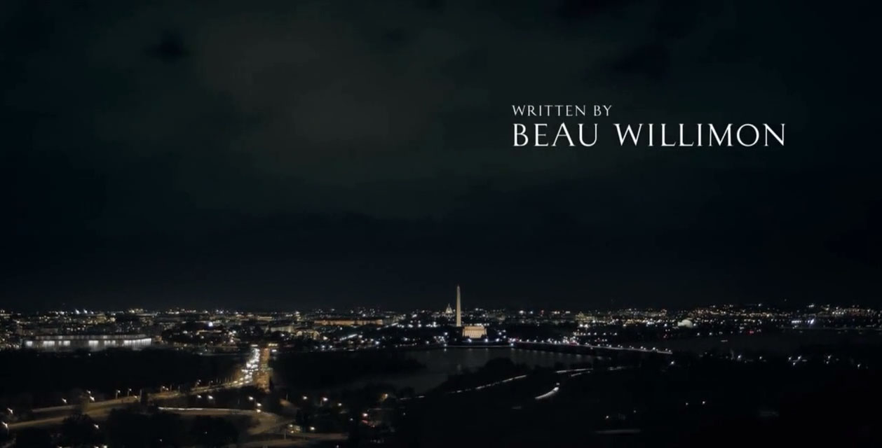 Screencap from House of Cards Opening Credits